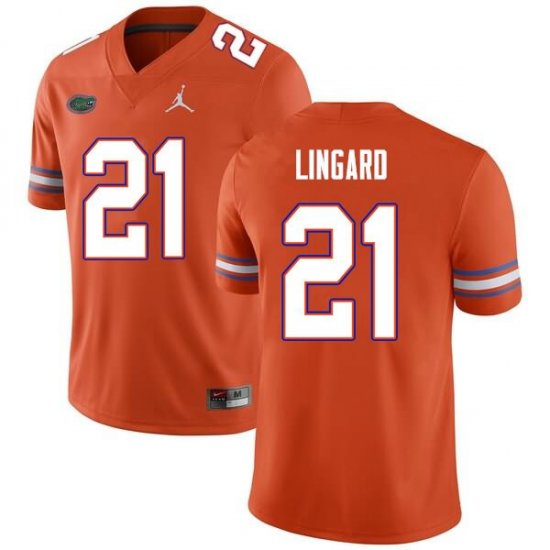 Men's Florida Gators #21 Lorenzo Lingard NCAA Nike Orange Authentic Stitched College Football Jersey UAP2362WC